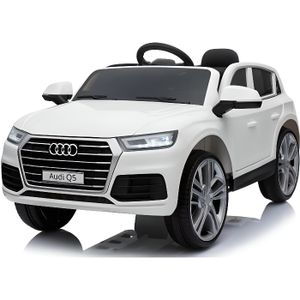 VOITURE ELECTRIQUE ENFANT Audi Q5 officielle 12v Blanc - Voiture électrique pour enfant avec batterie 12v et télécommande