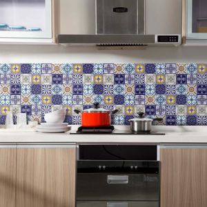 carrelages tic tac tiles peel anti moule et carrelage mural prise en polito backsplash noir blanc 10 10 x 10 marbre de 3295 cdiscount bricolage