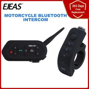 INTERCOM MOTO Ejeas E6 Plus-Oreillette Bluetooth pour Moto, Appa