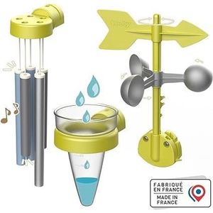 MAISONNETTE EXTÉRIEURE Smoby - Kit Météo - Accessoires de Maison Smoby - Carillon + pluviomètre + girouette - Dés 2 ans
