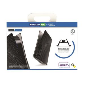 STICKER - SKIN CONSOLE Pack Faceplate Carbon Exclu Micromania-Accessoire-