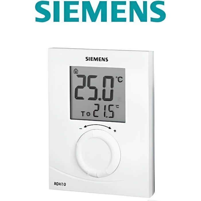 Thermostat d'ambiance programmable filaire RDE50.1