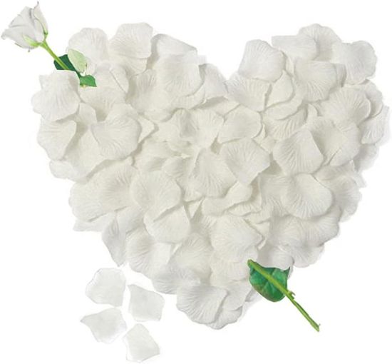 Pétales De Rose Artificiels - 2000 Pièces - 10 Couleurs - Pour Décoration Mariage, Saint-Valentin, Fête - En Polyester Réaliste