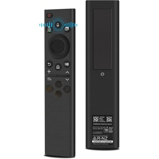 Télécommande Vocale De Remplacement Pour Smart Tech TV - Compatible Avec Nombreux Modèles (SMT55F30UC2M1B1, Etc.)