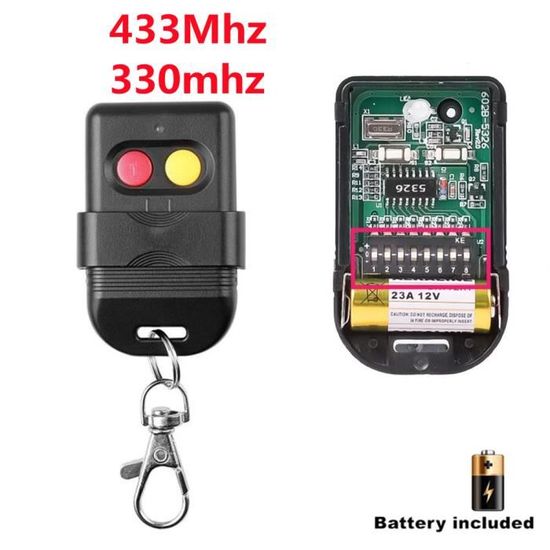 Duplicateur De Télécommande 433 MHz - 4 Canaux - Pour Copier Codes De Garage, Portail, Voiture (Smart Copy)