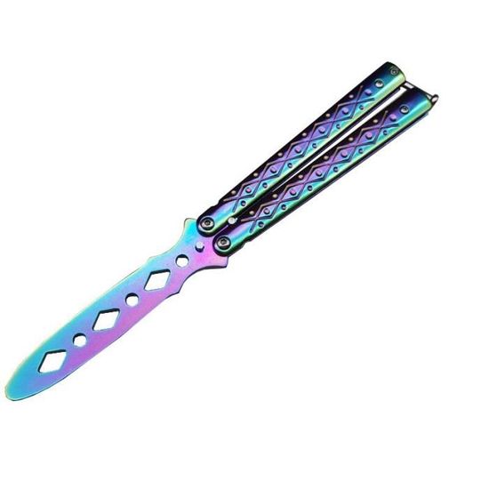 Couteau éclaircissant Crinière Cheval HKM - Couteau Pliant Métallique