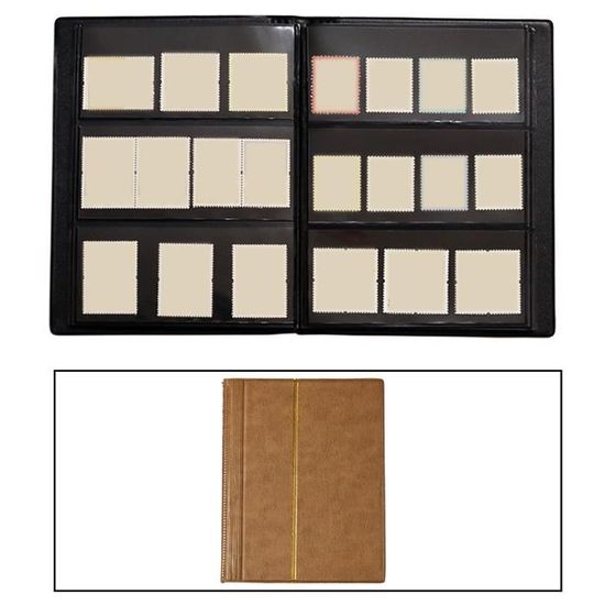 Album pour timbres Lindner Publica M COLOR livré avec 10 feuilles