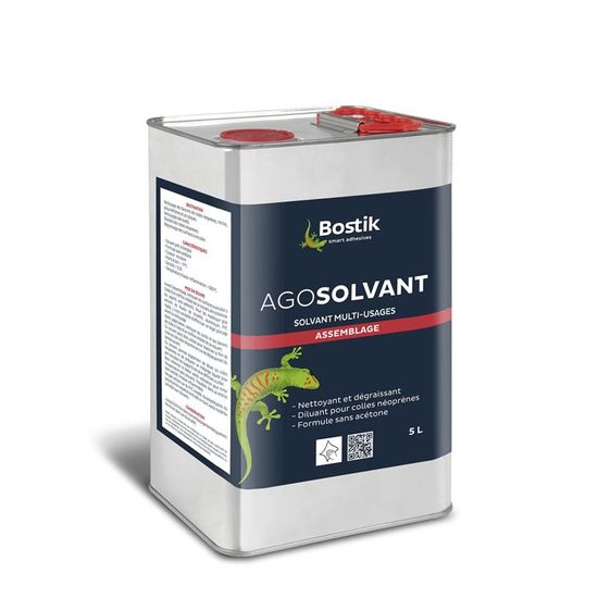 Diluant Nettoyant Pour Colle Néoprène Agosolvant Bostik - Bidon 5L - Neuf