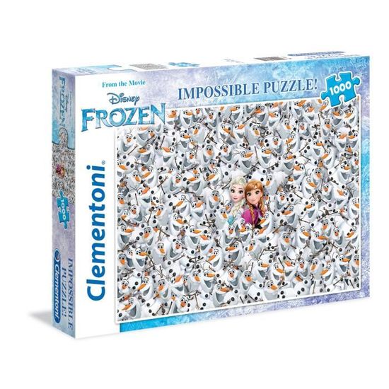 Puzzle - CLEMENTONI - La Reine des Neiges - 1000 pièces - Collection High Quality