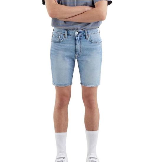 Bermuda Levis 412 Slim Bleu pour Homme Bleu Cdiscount Pr t
