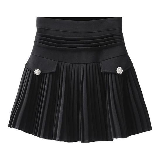 Jupe Plissée Fille - Taille 3 à 11 Ans - En Polyester Facile D'entretien - Pour école, Quotidien, Printemps-été