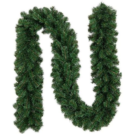 270 cm Guirlande de Sapin Noël Artificiel Décoration pour Arbre De Noël