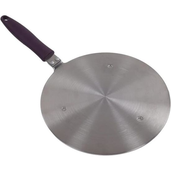 Adaptateur Plaque Induction 22cm Acier Inoxydable - Diffuseur Chaleur Gaz Vers Induction
