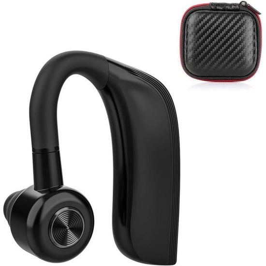 Oreillette Bluetooth 5.3 Suppression Bruit 65H - Mains Libres Sport & Conduite - Micro HD