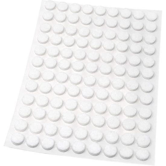 Adsamm® / 20 x Abdeckkappen / Creme / 13 mm / rund / 0,45 mm dünne selbstklebende