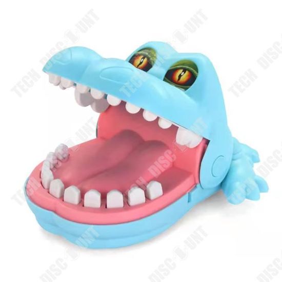 Sipobuy Crocodile Toy Classic Bouche Dentiste Morsure Doigts Famille Jeu Enfants Enfants Action Compétence Jeu Jouet