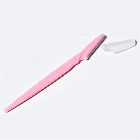 Tondeuse/Rasoir à Sourcils Manuel - Pour Façonnage Précis Du Visage - Couleur Rose Et Noir - Neuf