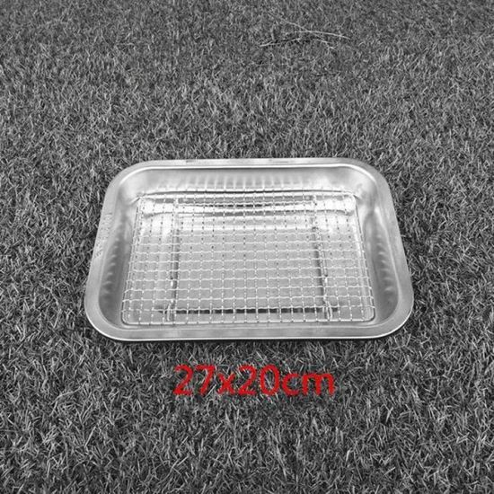 Grille De Cuisson Sur Pieds Hauts Poignée Amovible (18 Barres