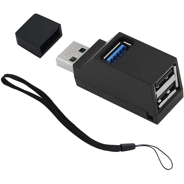 14€02 sur Docooler Répartiteur de hub USB 3.0 4 ports avec interrupteurs  marche / arrêt Multiplicateur de ports USB haute vitesse multiples à 5 Go  pour ordinateur - Câble et connectique HiFi - Achat & prix