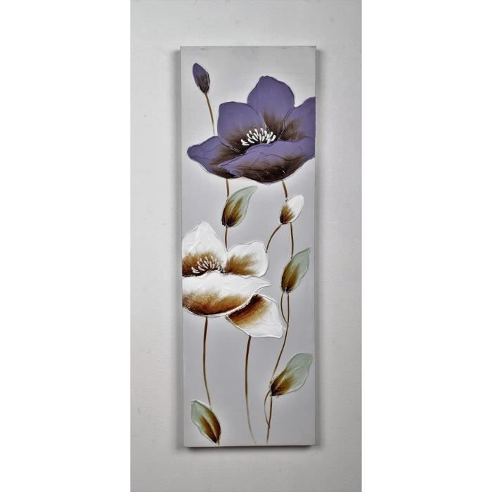 Impression florale, toile peinte à la main | Linen Chest