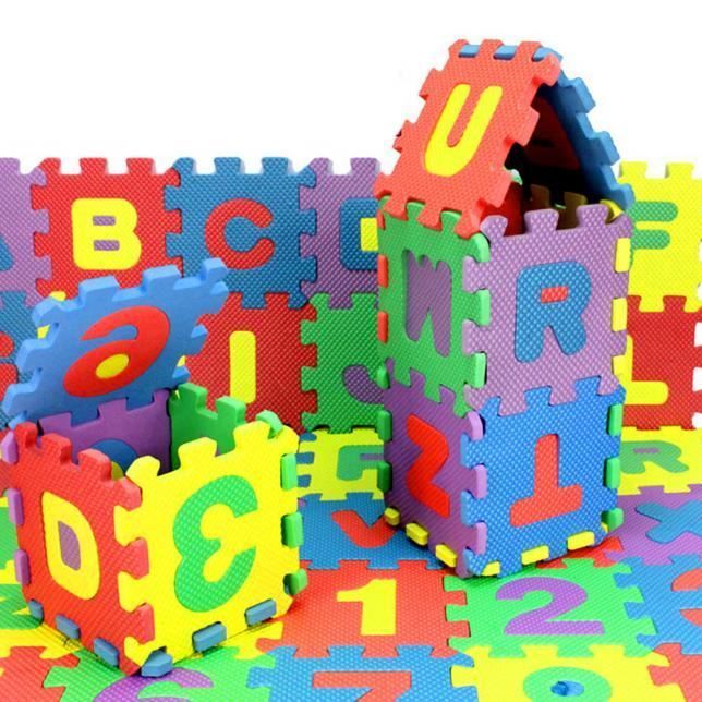 Cadeau de Noël 36 Pcs Bébé Enfant Numéro Alphabet Puzzle Mousse Maths Jouet Éducatif Cadeau LNP60714365