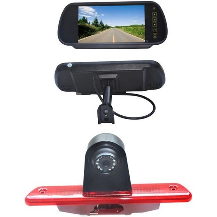 Écran de vue arrière de 7 pouces & caméra de recul pour Citroen Jumpy / Peugeot Expert / Fiat Scudo / Toyota ProAce (2007-2016)