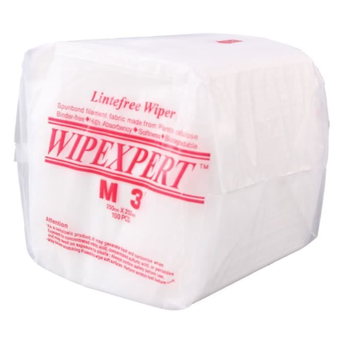 100 pièces dans 1 paquet de papier essuie-tout jetable multi-usages industrie fournitures essuyer serviette pour le NAIL POLISH