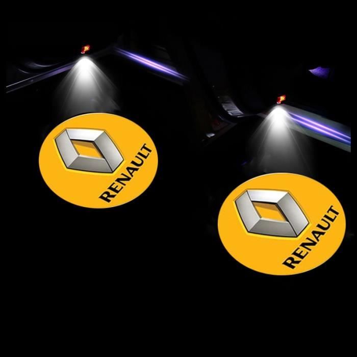 A 84 -Projecteur Led pour portière de voiture, éclairage de bienvenue pour Renault Clio 4 Laguna Megane 2 3 Duster Captur Fluence Ka