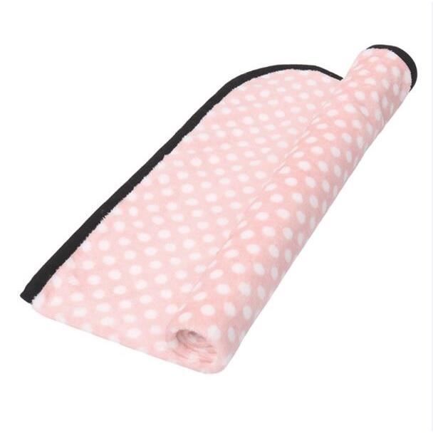 Serviette peignoir,PAWZRoad serviette de bain pour chien Animal de compagnie, couverture de chat à pois pour - Type Pink-78X104cm
