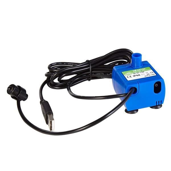 Animaux compagnie Pompe de Fontaine à boire,pour Fontaine Animaux de Compagnie,Silencieux,lumière LED,câble d'alimentation de 5.9ft