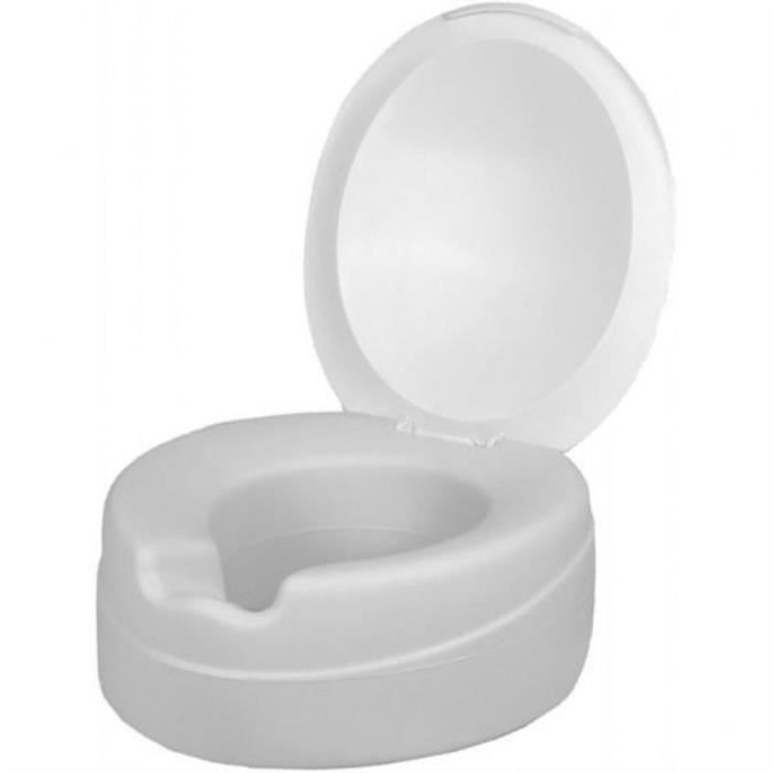 Rehausser WC en mousse souple | Rehausser wc 14 cm | Ave couvercle