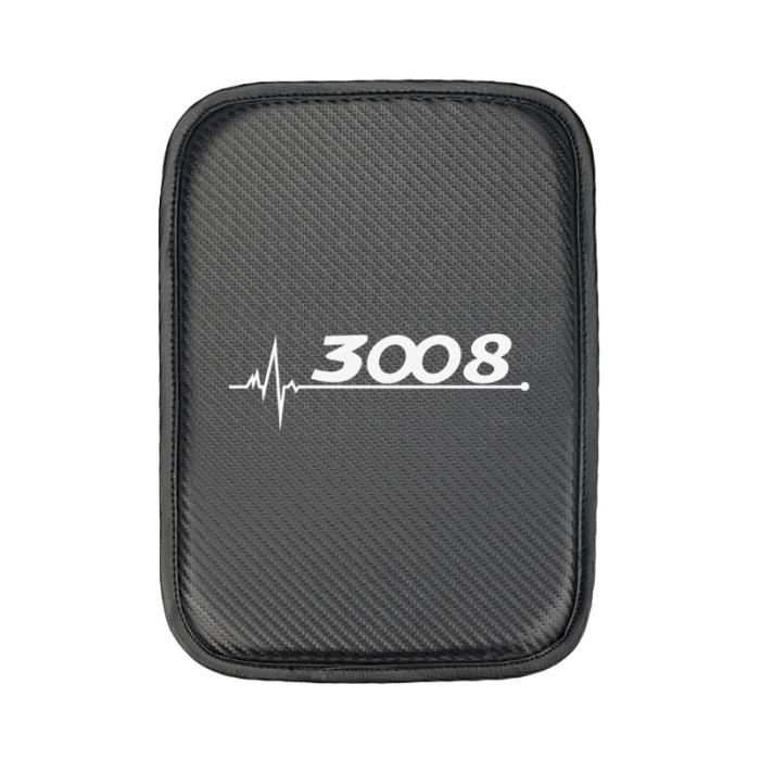 Housse De Siège,Couvre accoudoir universel, couvre siège central de voiture, en fibre, pour Peugeot 3008 - Type 1pcs