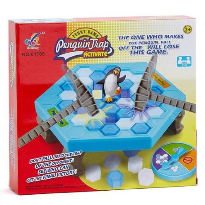 BRO®Pingouin Jeu frapper la glace à sauver le penguin jeu familial Jouet Parent-Enfant interactif