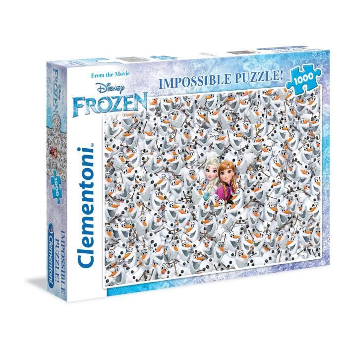 Clementoni - 393602 - Puzzle - Reine des Neiges - 1000 Pièces