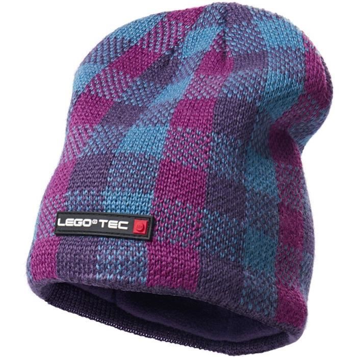 Lego Wear Lego TEC Ayan 776-Strickmütze Bonnet, Violet (Light Purple 635), 54 Fille - 19432-635