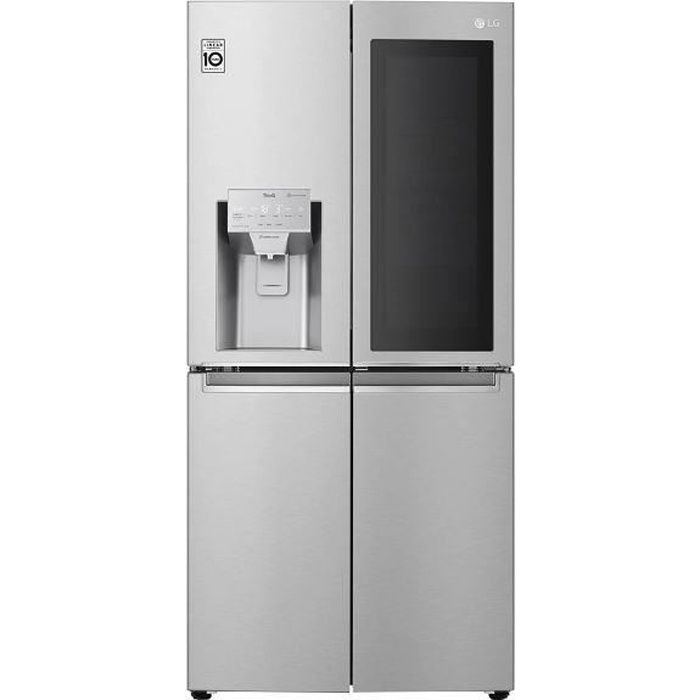 Réfrigérateur multi porte LG GMX844BS6F Inox