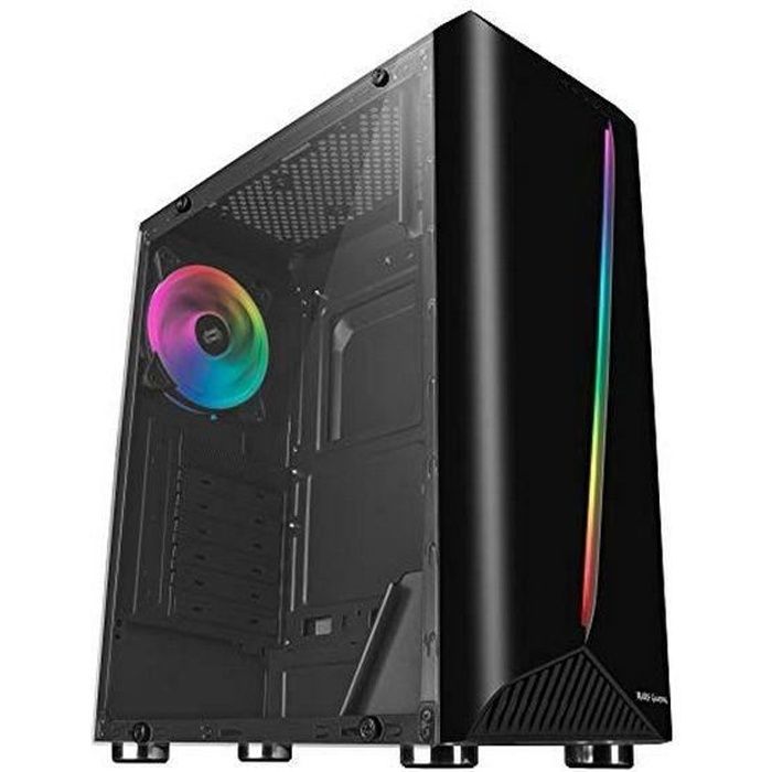Boîtier Demi Tour Micro ATX / Mini ITX / ATX Mars Gaming MCX - couleur:Noir
