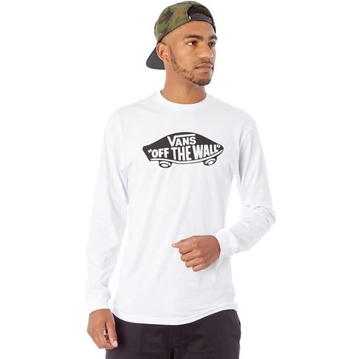 Tee shirt à manches longues Vans OTW Blanc-Noir
