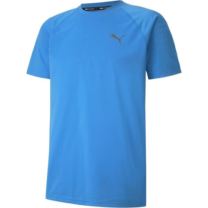 PUMA - T-shirt de sport NRGY - technologie Drycell - bleu - Homme