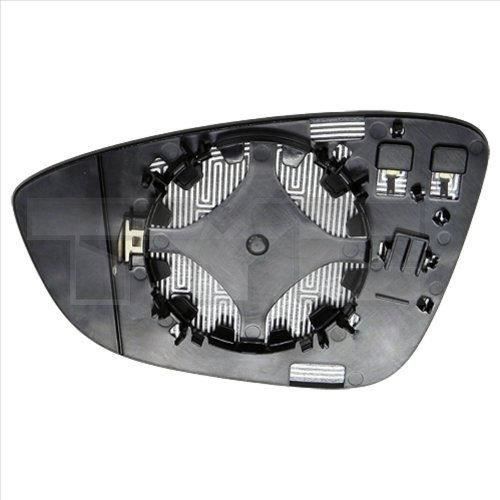 Glace de rétroviseur pour Volkswagen Eos/Jetta IV/Passat/Passat CC/Scirocco chauffant, droit.
