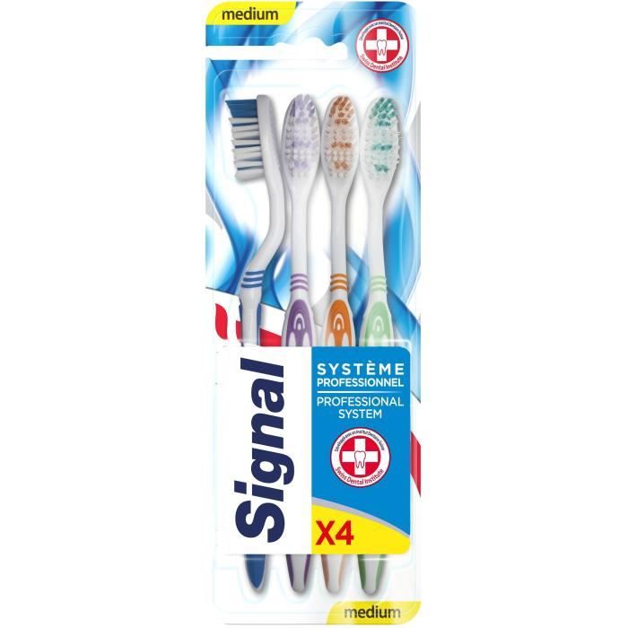 SIGNAL Brosse à dents Quadrip système pro medium