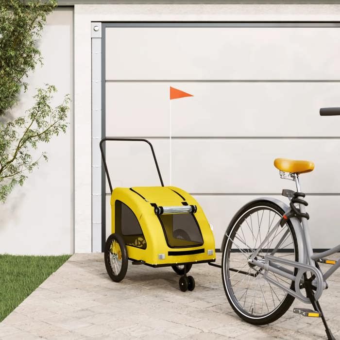 vidaXL Remorque vélo animaux de compagnie - vue 5