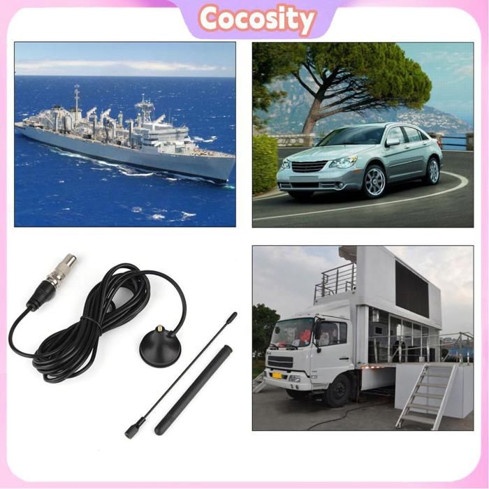 Cocosity récepteur télévisé intérieur Antenne HD pour ATSC DVBt DVB2 ISDB Antenne TV Verticale à Double Antenne son lecteur