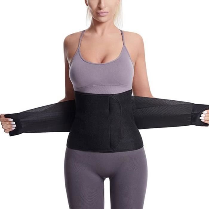 Ceinture Post-partum 3 En 1 - Pour Rééducation Abdominale, Taille Et Bassin - Taille M, Couleur Chair - En Polyester Et Nylon