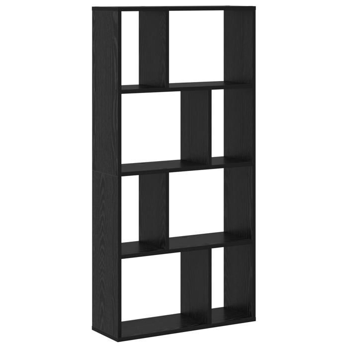 622848& Bibliothèque/Meuble à livres en Chêne Noir Chêne noir - Bois - Panneaux de particules Moyen