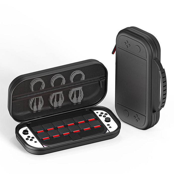 Étui de Transport pour Nintendo Switch 2 Housse Sacoche à Coque Rigide Antichoc Pochette avec Rangement Jeux & Accessoires - vue 1