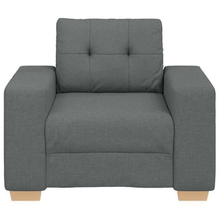 Canapé 1 PLACE - Moderne Fauteuil - pour 1 personne - Gris foncé 100x78x80 cm Tissu C5529