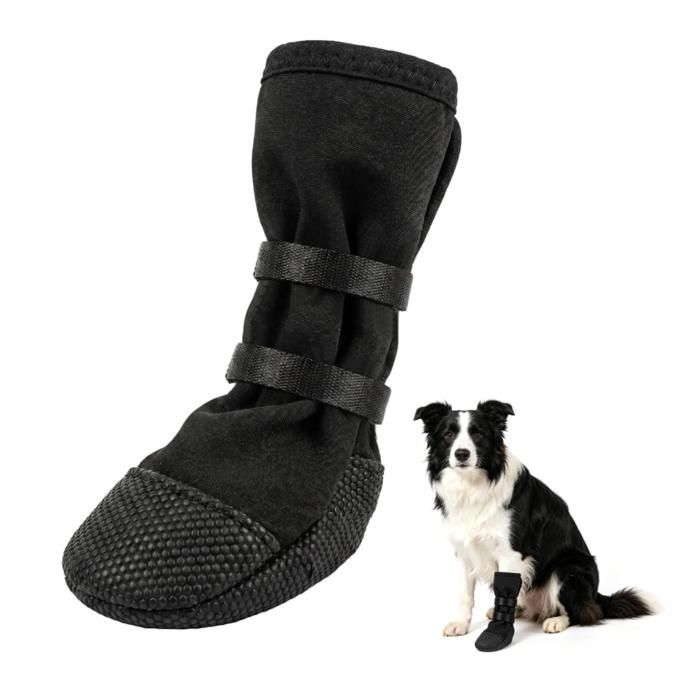 Imperméables Protection Patte Chien Chaussette Chien Protection Plaie Polyvalentes Empêchent Protege Coussinet de Lécher(L)