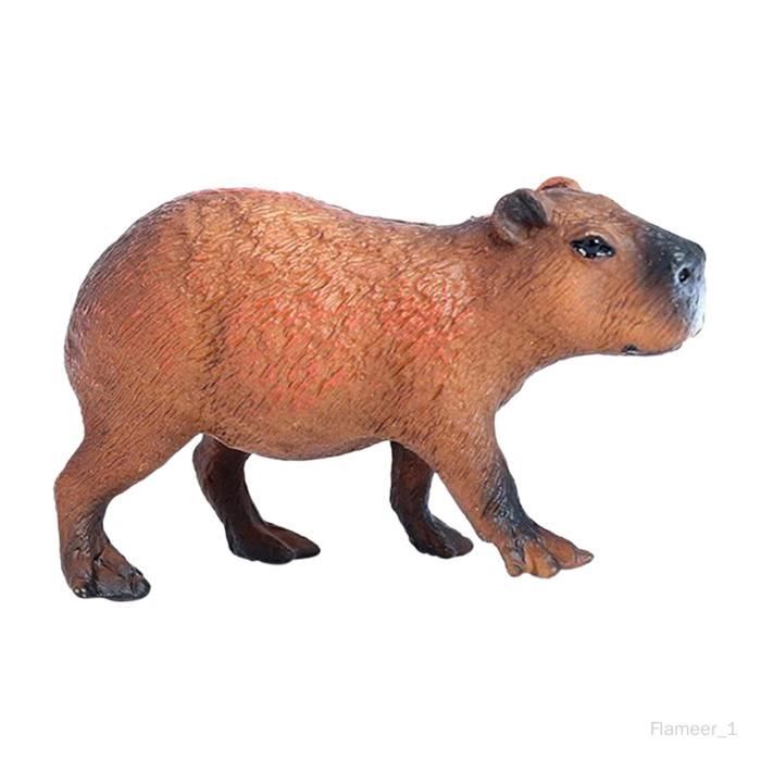 Figurine Collecta - Capybara (Animaux De La Forêt) - Modèle Détaillé Pour Collection Ou Jeu, Dimensions 13 X 9 X 3 Cm - 8