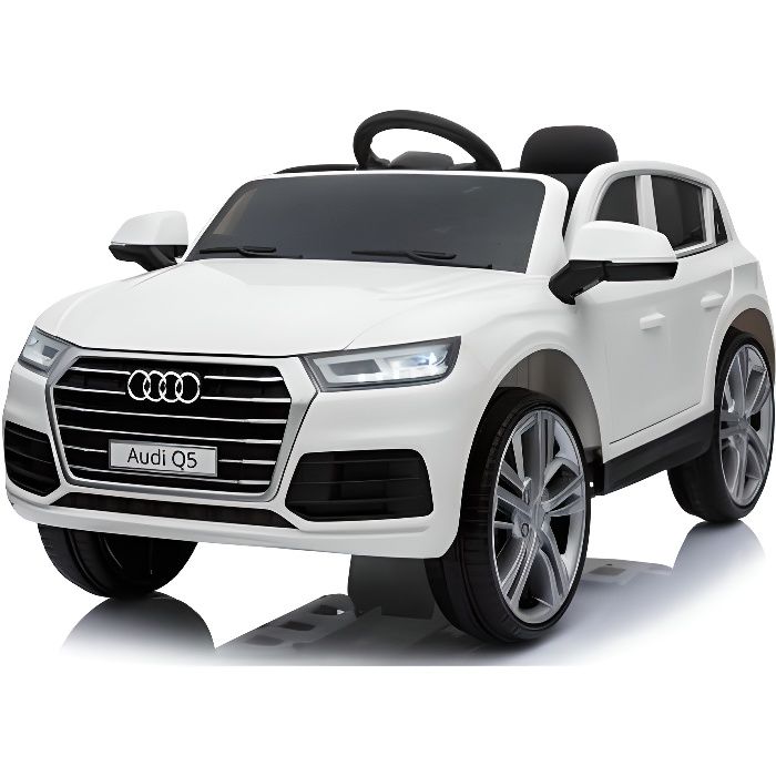Audi Q5 officielle 12v Blanc - Voiture électrique pour enfant avec batterie 12v et télécommande